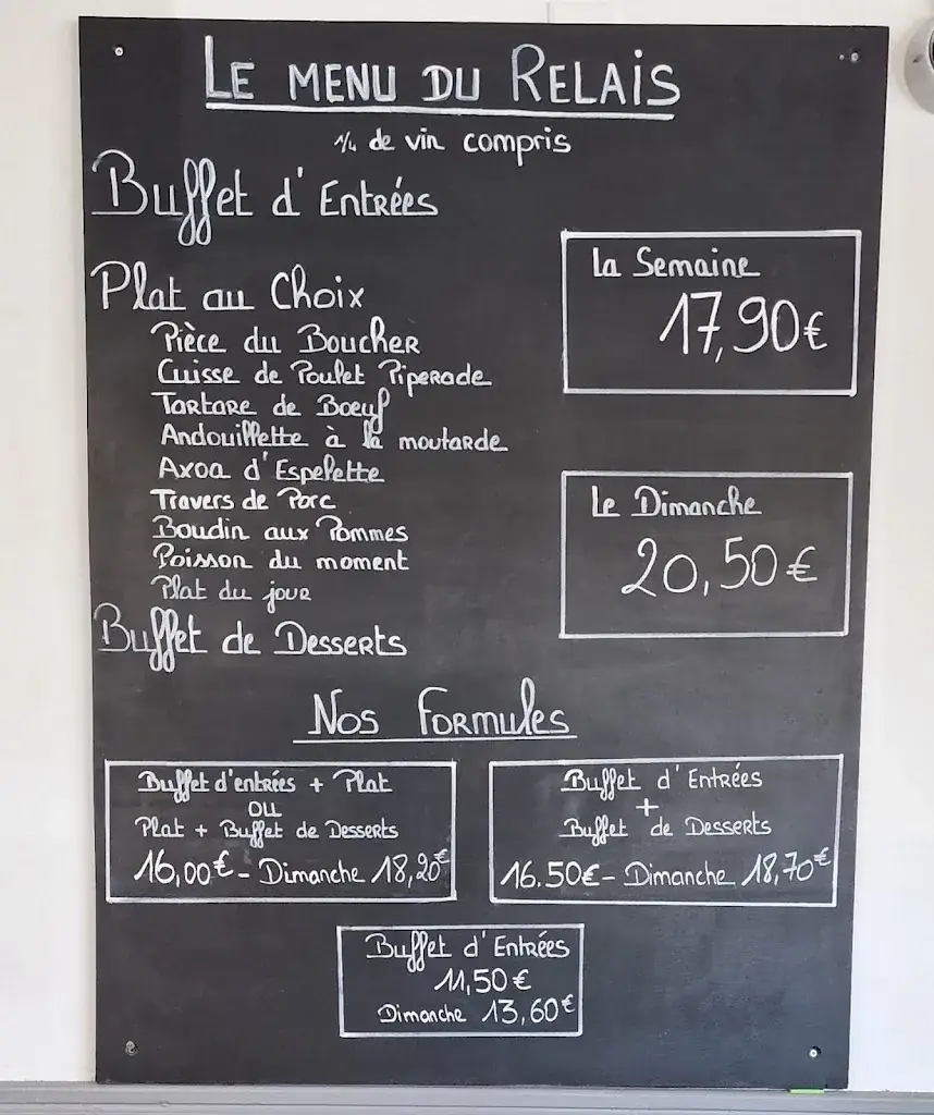 Menu_LE RELAIS DE CASTETS_Castets_image_4