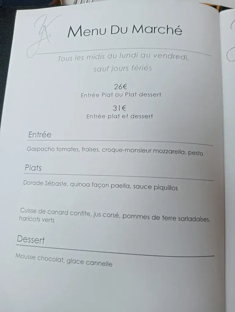 Menu_Restaurant La Vieille Auberge - Casteljaloux_Casteljaloux_image_4