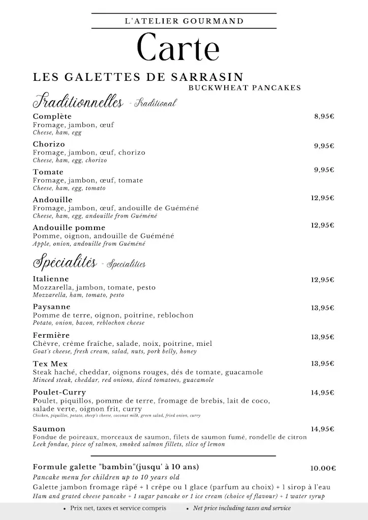 Menü_L'Atelier Gourmand Casteljaloux_Casteljaloux_Bild_2