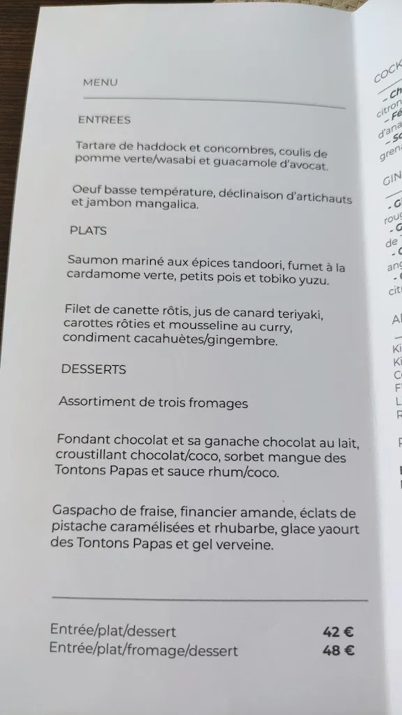 Menu_L'Aromatique_Casteljaloux_image_3