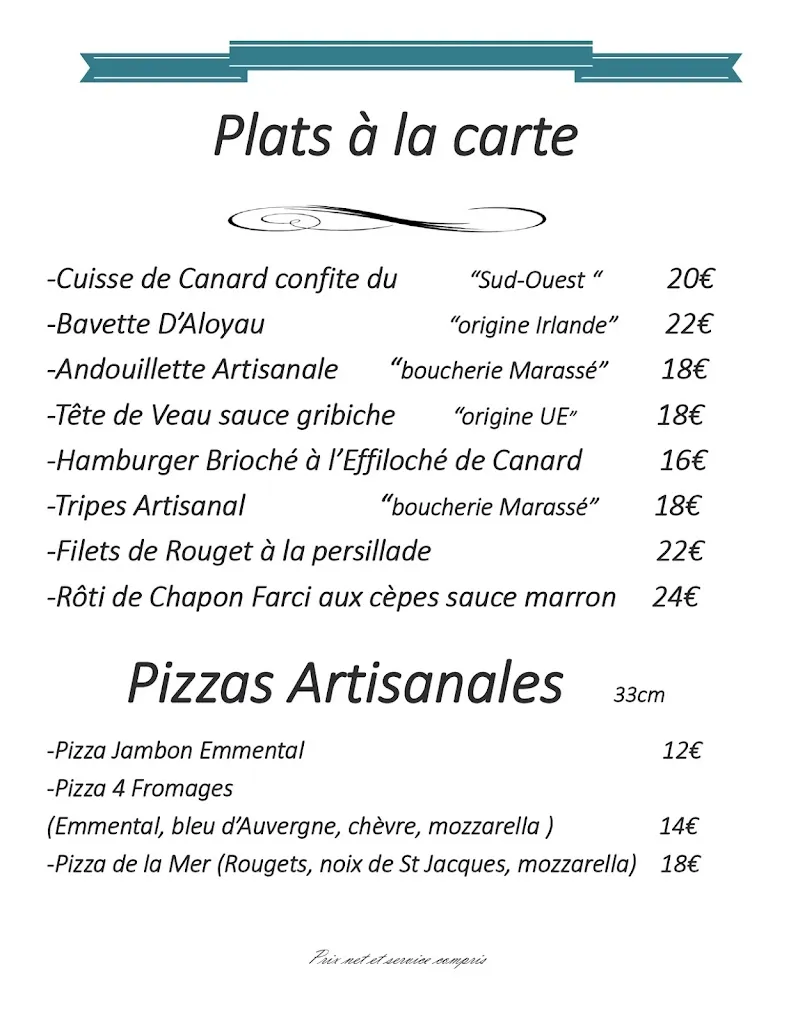 Menu_Restaurant Les Cordeliers & Hôtel Les Cordeliers_Casteljaloux_image_1