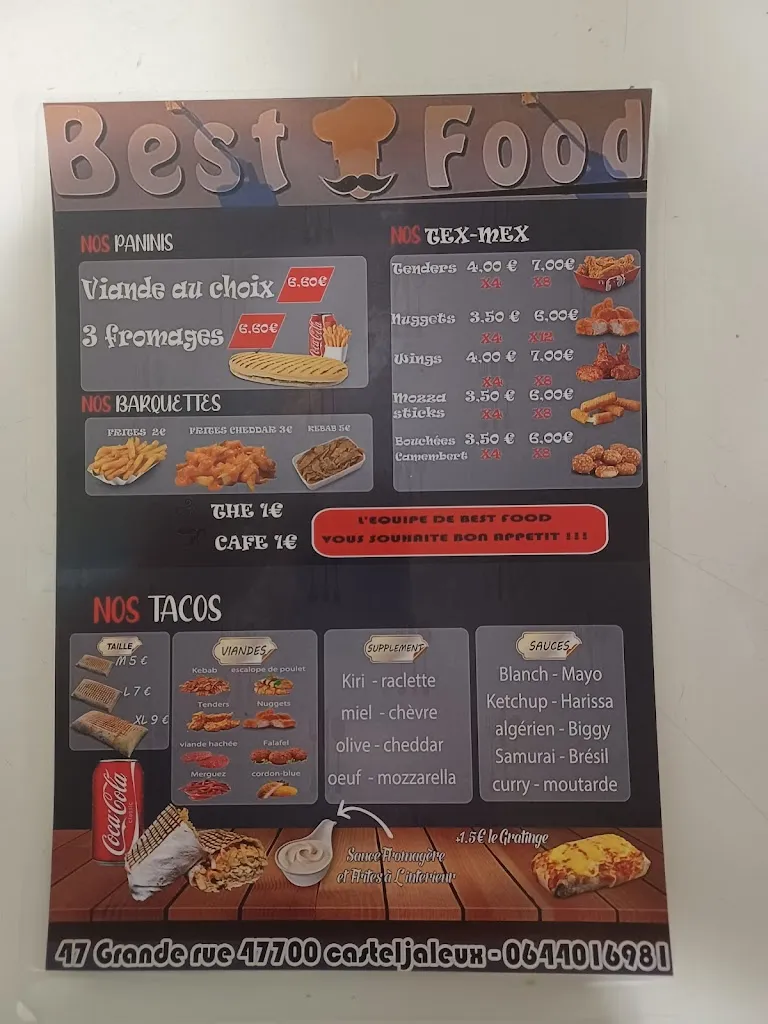 Menu_Best Food_Casteljaloux_image_3