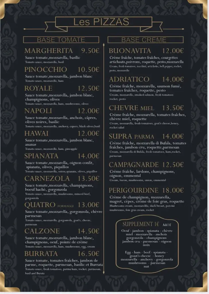 Menu_Restaurant Pizzeria Montecristo_Bournel_image_1