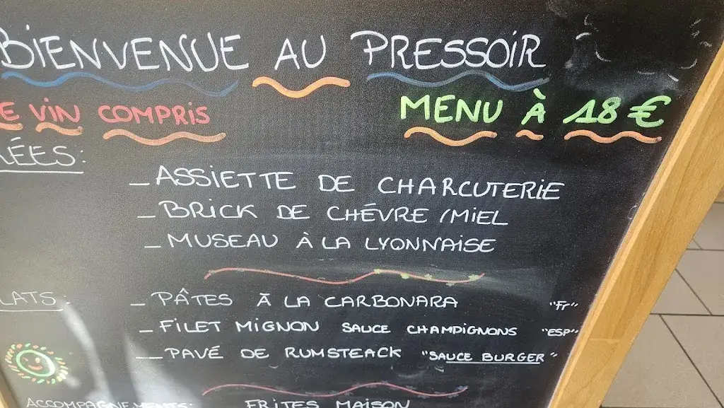 Menu_Le Pressoir_Cavignac_immagine_2