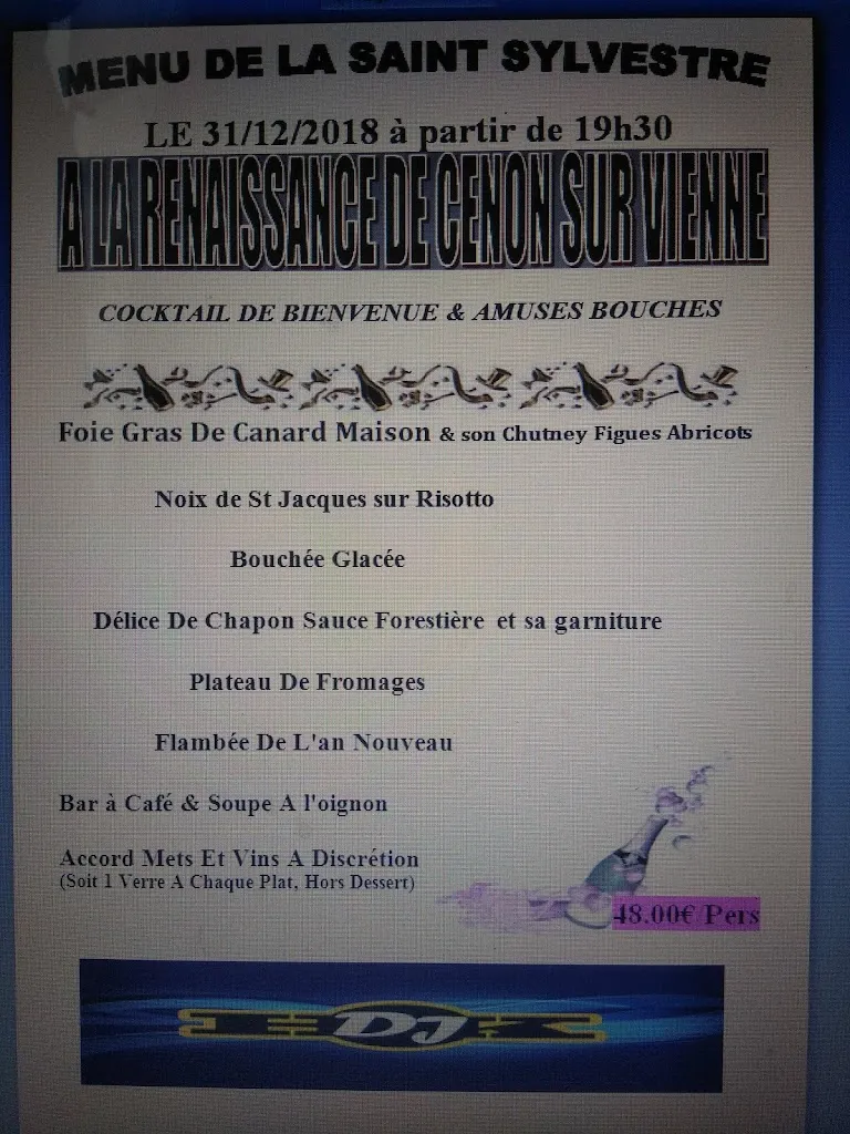 Menu_La Renaissance_Cenon-sur-Vienne_image_4
