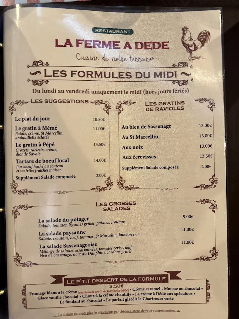 Menu_La Ferme à Dédé_Grenoble_image_3