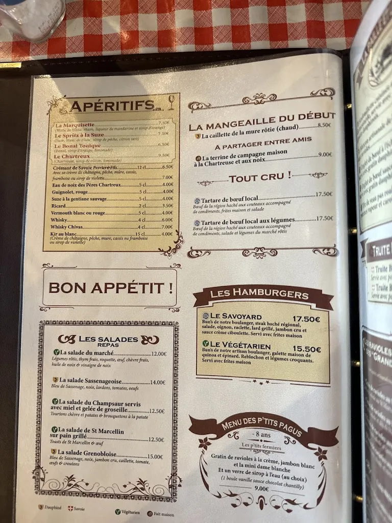 Menu_La Ferme à Dédé_Grenoble_image_4