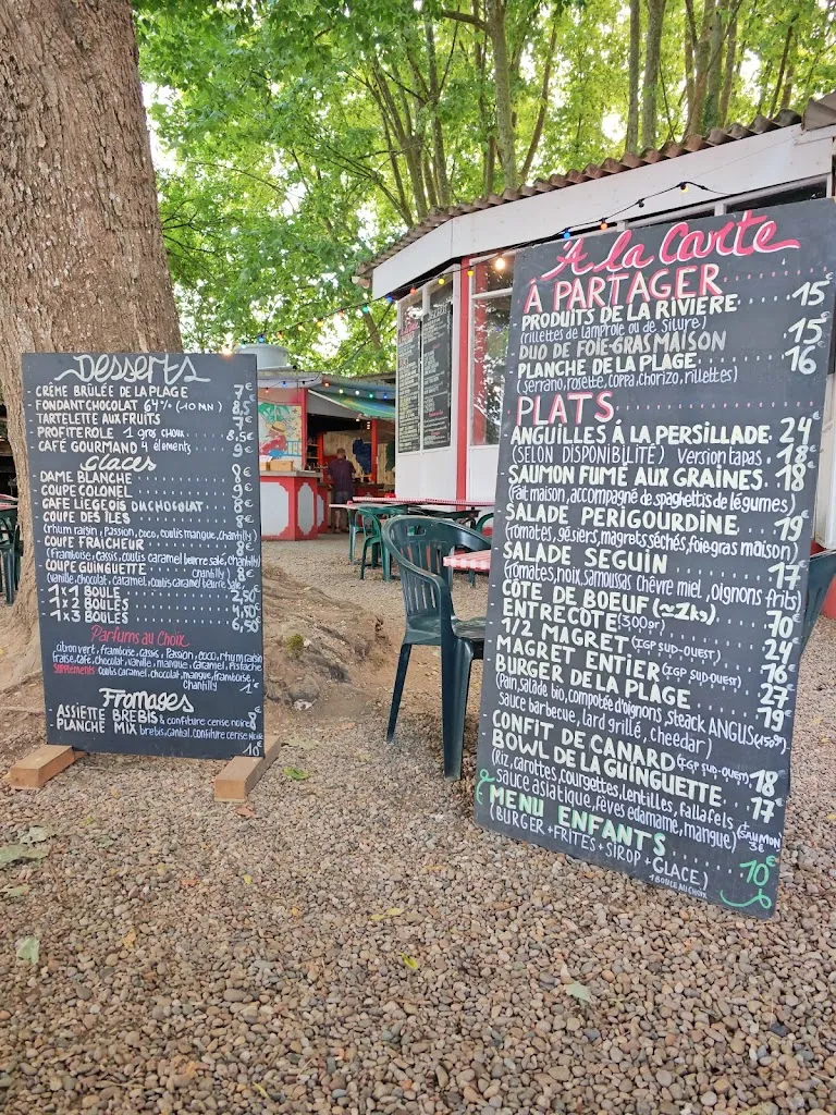 Menu_Restaurant Guinguette - La Plage_Mouliets-et-Villemartin_image_2