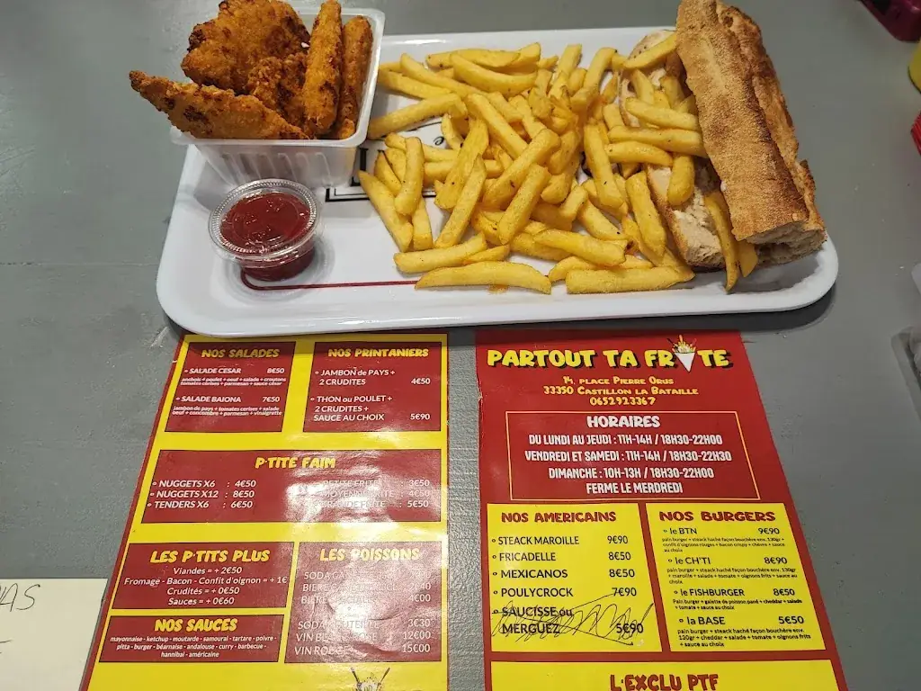Menu_PARTOUT TA FRITE_Castillon-la-Bataille_image_3