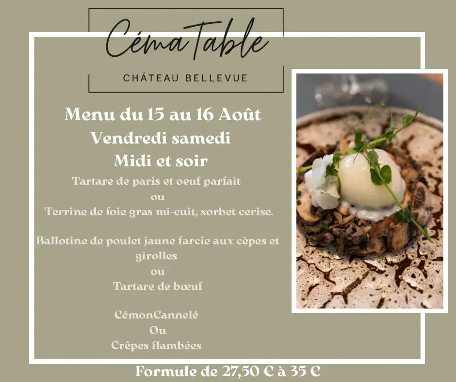 Menu_Cematable du Château Bellevue_Belvès-de-Castillon_image_1