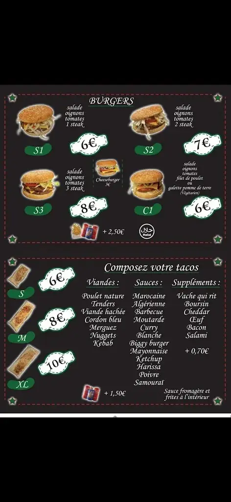 Menu_L'oriental kebab - Burger & Tacos_Castillon-la-Bataille_image_2
