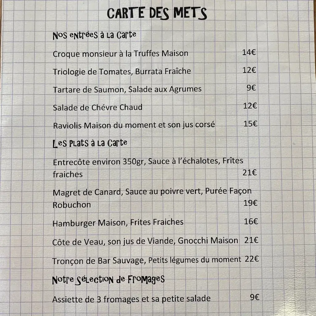 Menu_La Brasserie du Centre_Castillon-la-Bataille_image_1