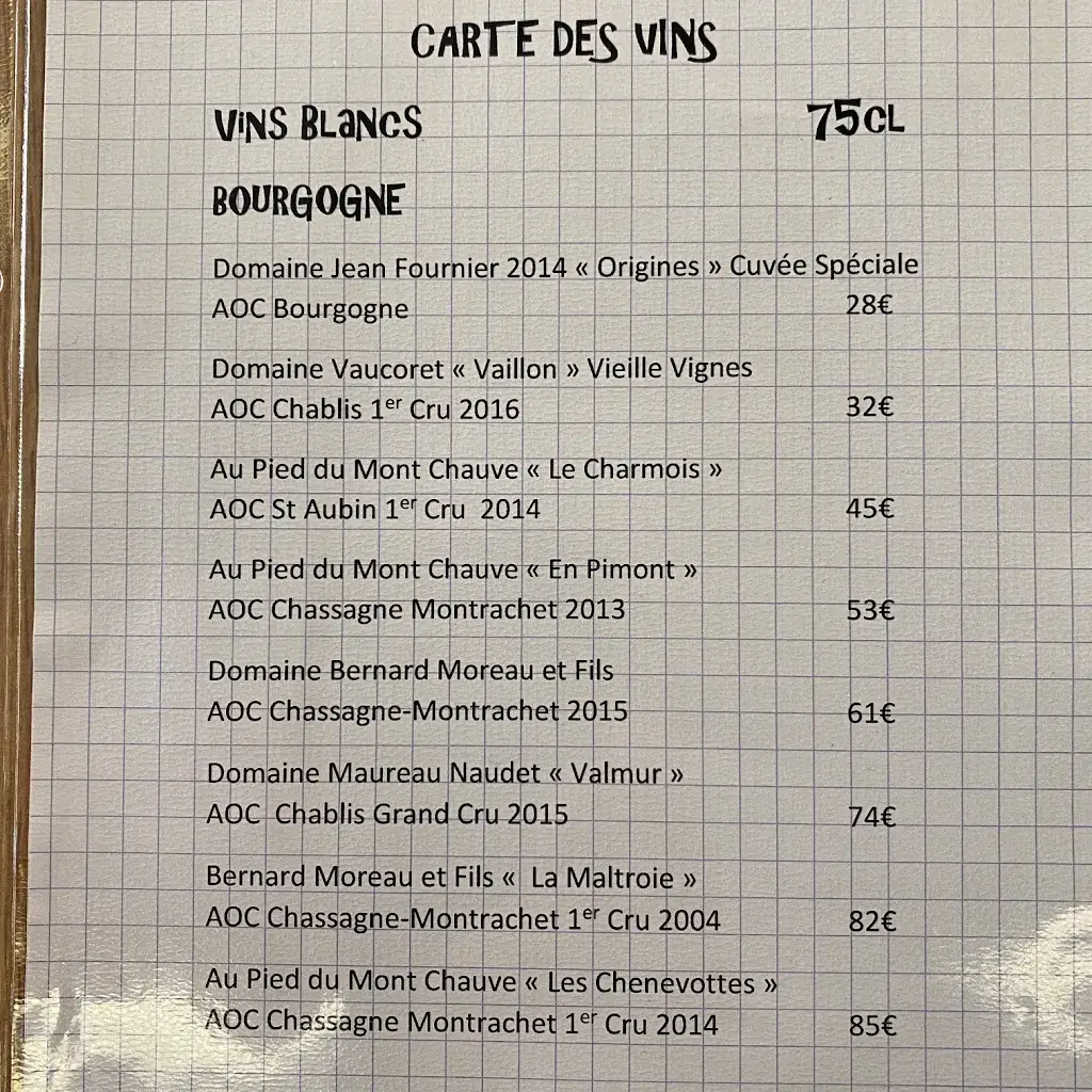 Menu_La Brasserie du Centre_Castillon-la-Bataille_image_3