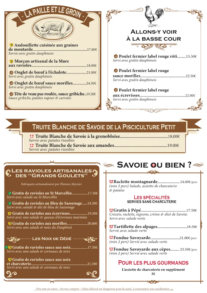 Menu_La Ferme à Dédé - Grenoble Gare_Grenoble_image_4