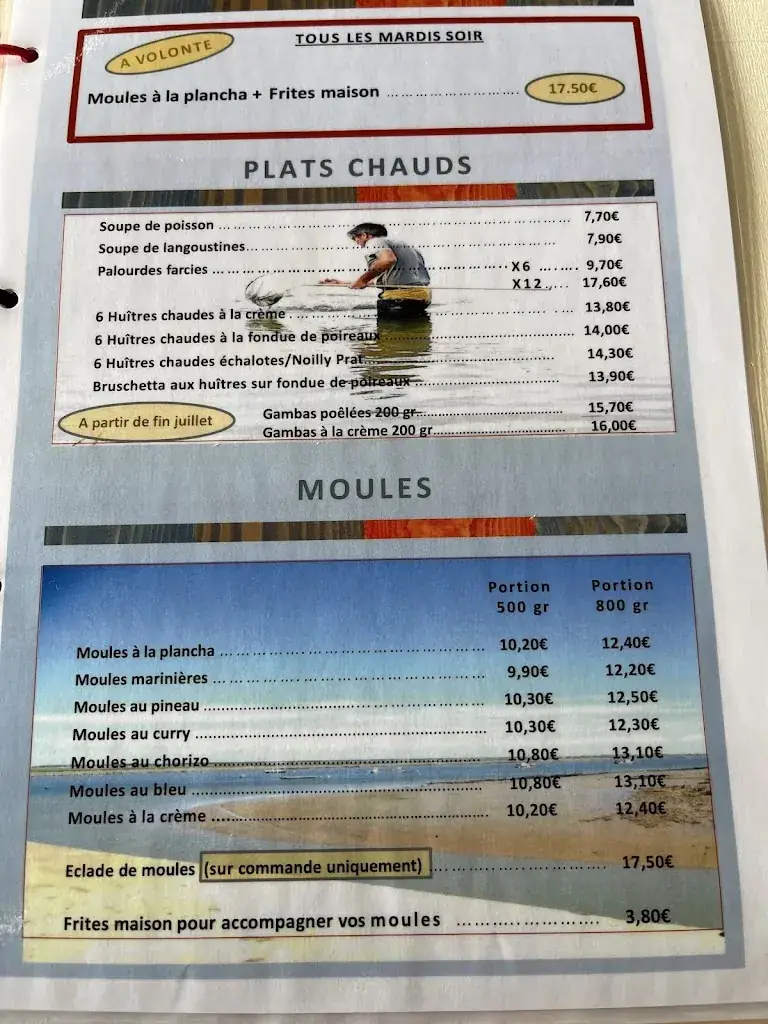 Menu_La Cabane de Chat'sa_Chaillevette_immagine_1