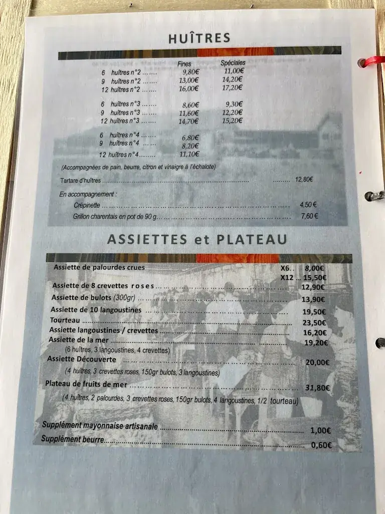 Menu_La Cabane de Chat'sa_Chaillevette_immagine_2