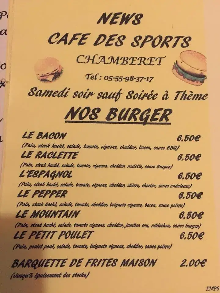 Menu_Café des Sports_Chamberet_image_4