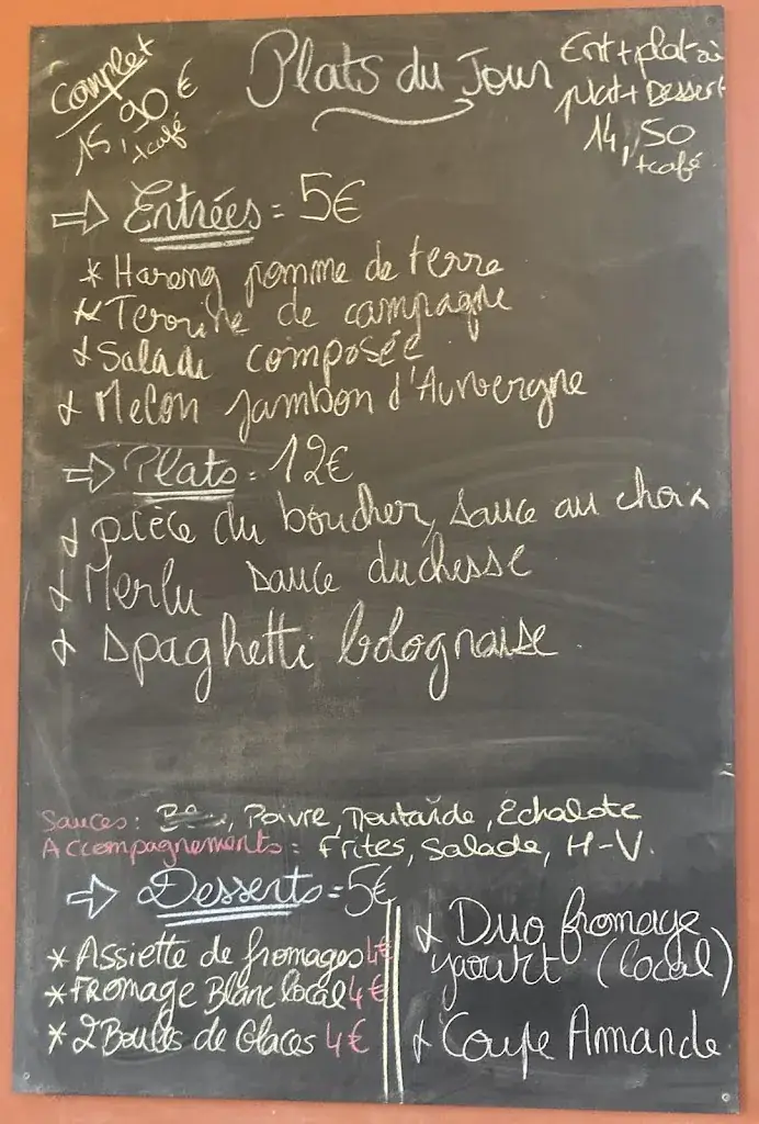 Menu_Au Bistrot D'autrefois_Chambon-sur-Voueize_image_1