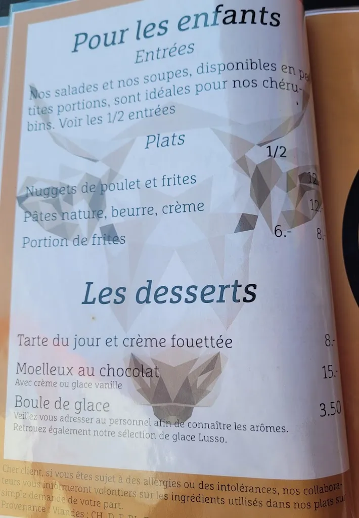 Menu_Restaurant l'Étable Sigeroulaz_Vercorin_image_2