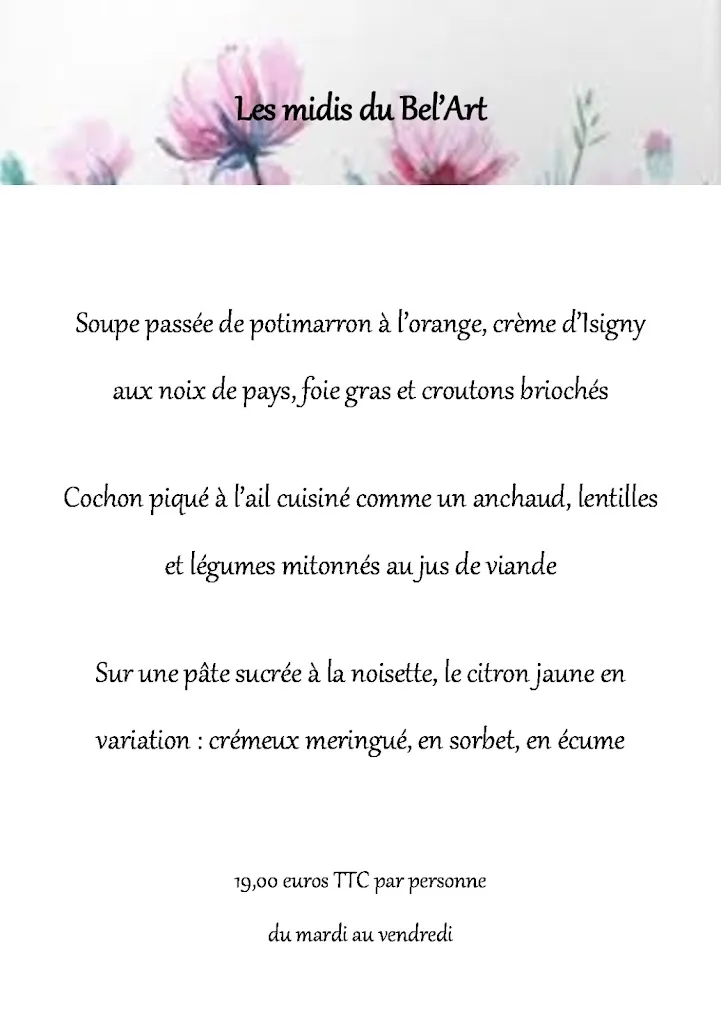 Menu_Le Bel'Art_Champcevinel_immagine_3