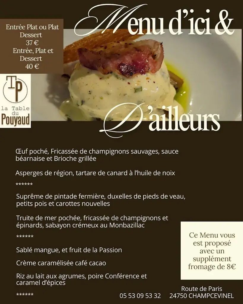 Menu_LA TABLE DU POUYAUD_Champcevinel_image_1