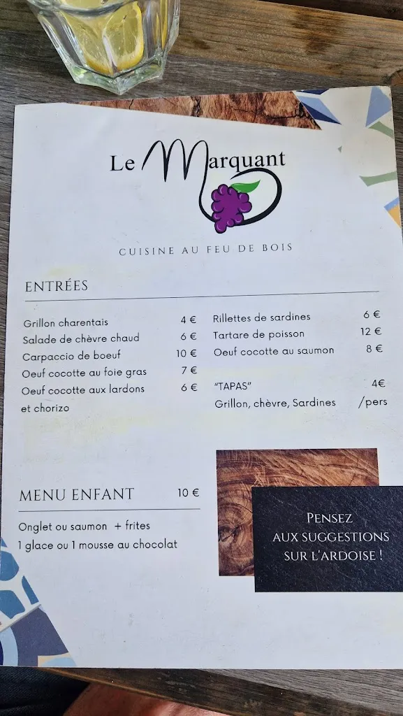 Menu_Le Marquant_Champniers_image_2