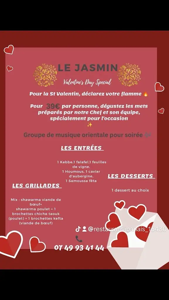 Menu_Le jasmin_Champniers_imagen_3