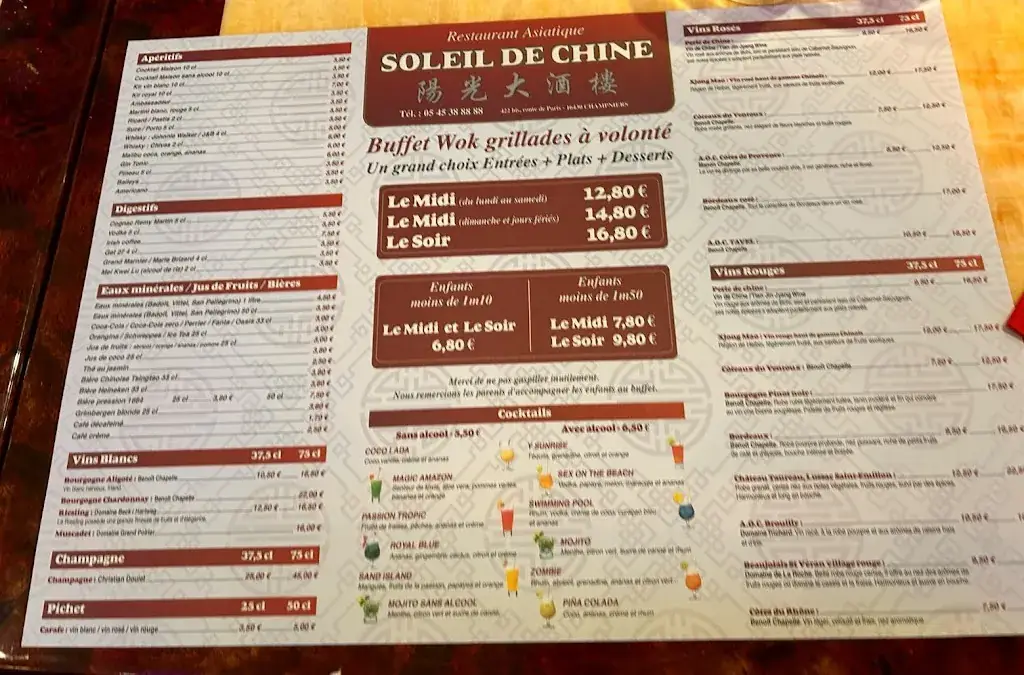Menu_Soleil de Chine_Champniers_image_2