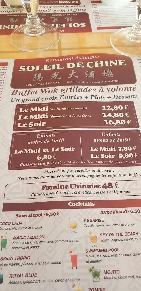 Menu_Soleil de Chine_Champniers_image_4