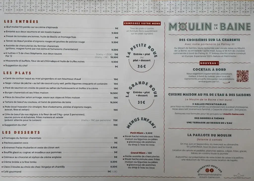 Menu_Le Moulin de la Baine_Chaniers_image_2