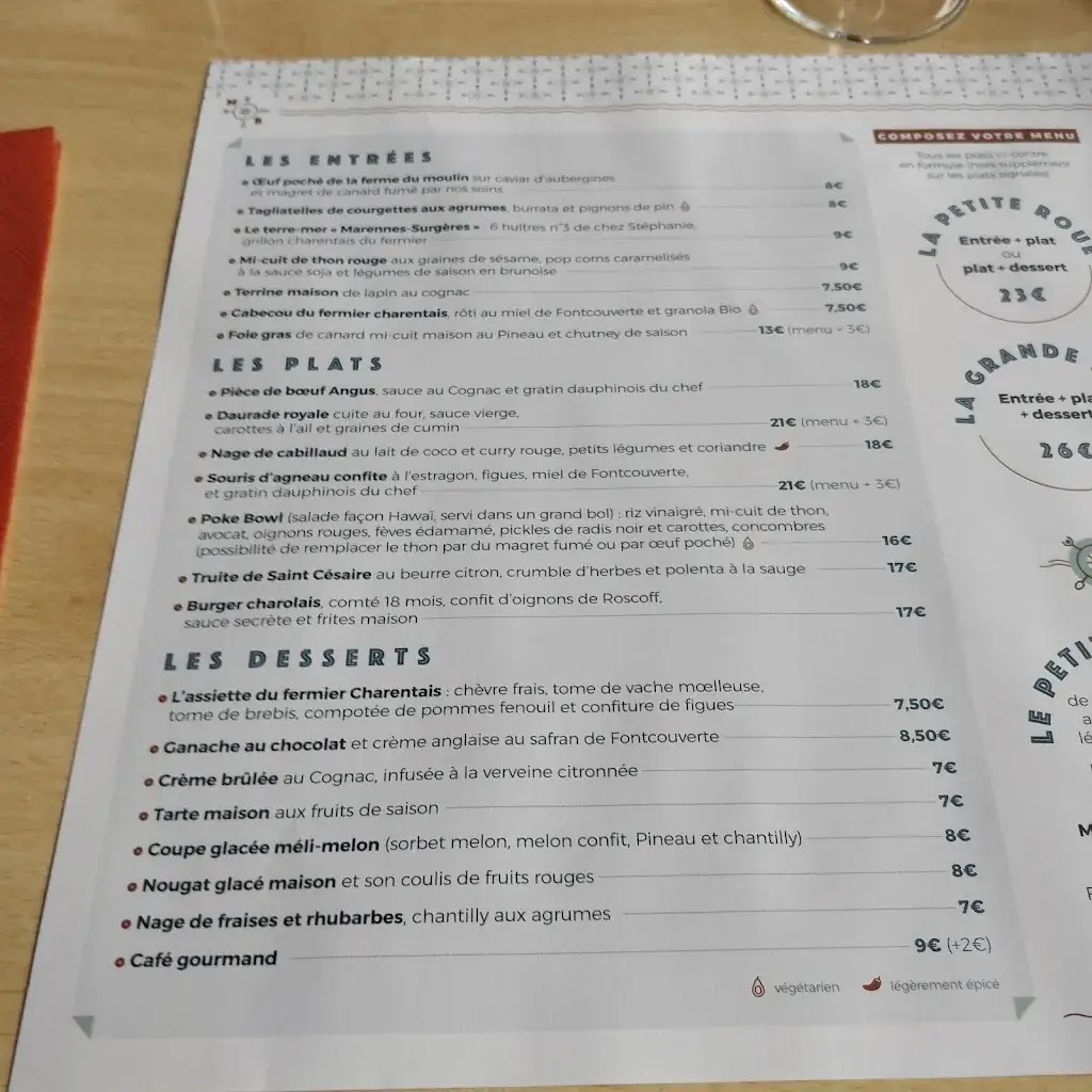 Menu_Le Moulin de la Baine_Chaniers_image_4