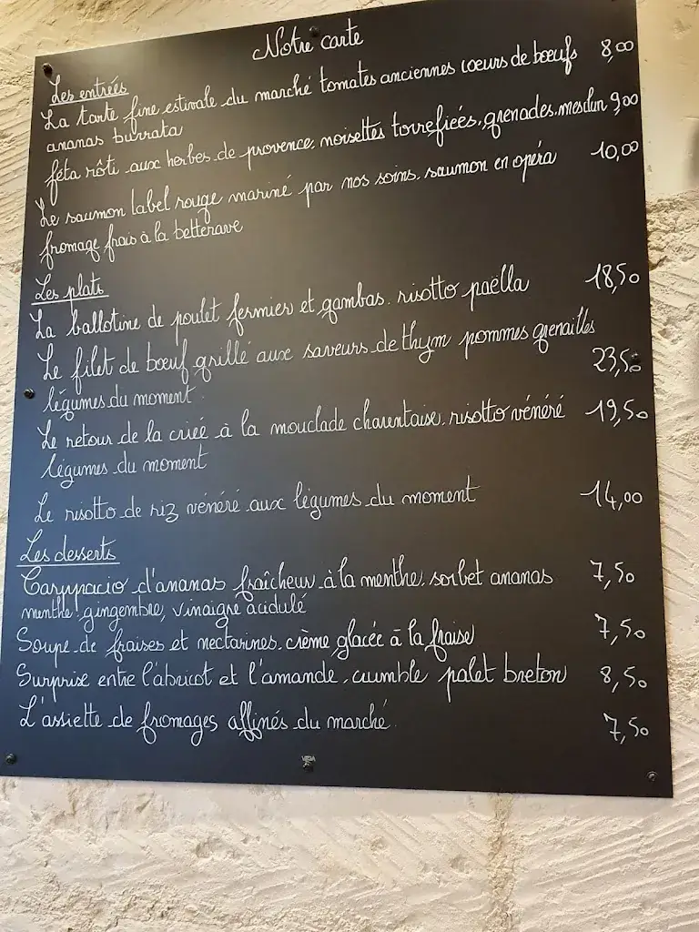 Menu_Restaurant la cave passe a table_Saintes_image_2