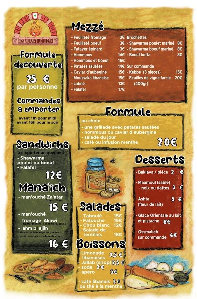 Menu_LE LIBAN_Tulle_immagine_1