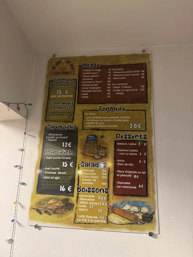 Menu_LE LIBAN_Tulle_immagine_2