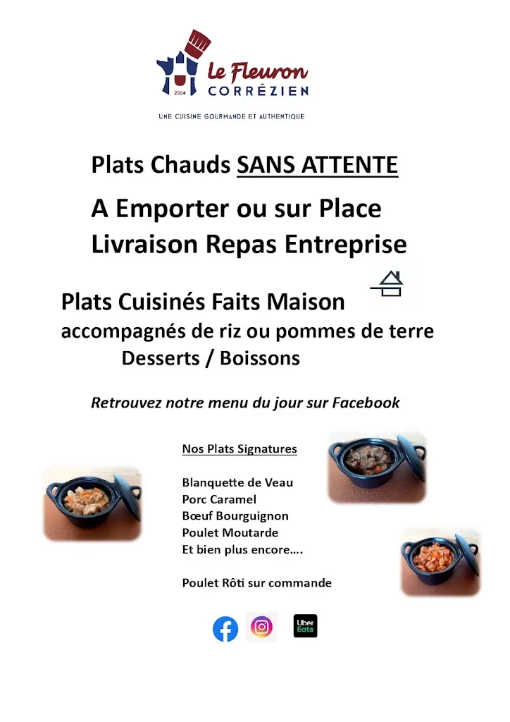 Menu_Le Fleuron Corrézien TULLE_Tulle_image_2
