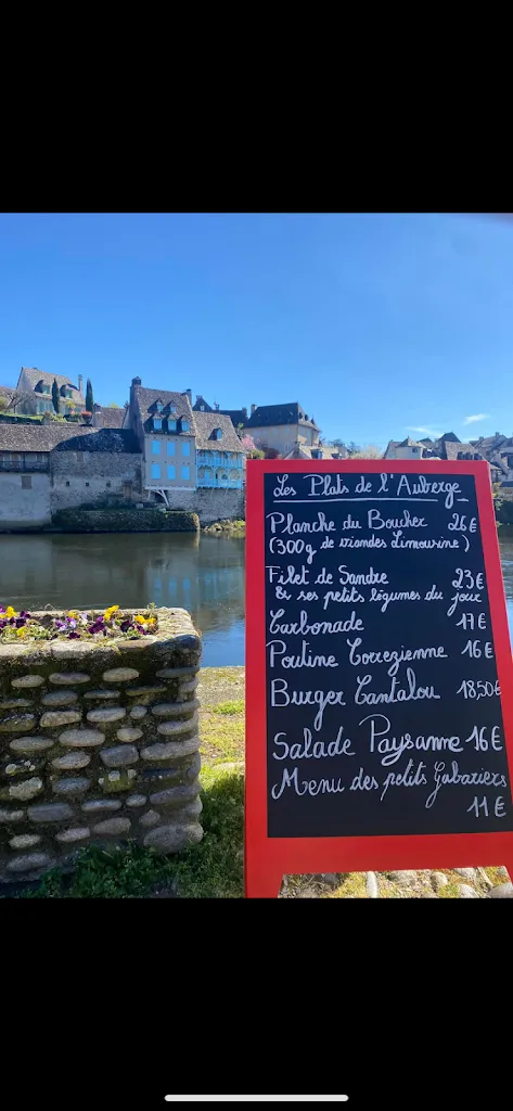 Menu_L’ Auberge des Gabariers_Argentat-sur-Dordogne_image_1