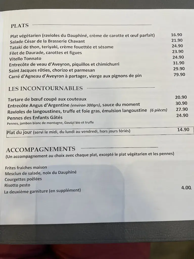 Menu_Brasserie Chavant_Grenoble_image_3