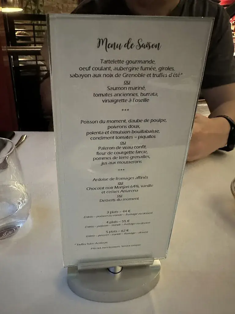 Menu_Restaurant La Girole_Grenoble_immagine_2