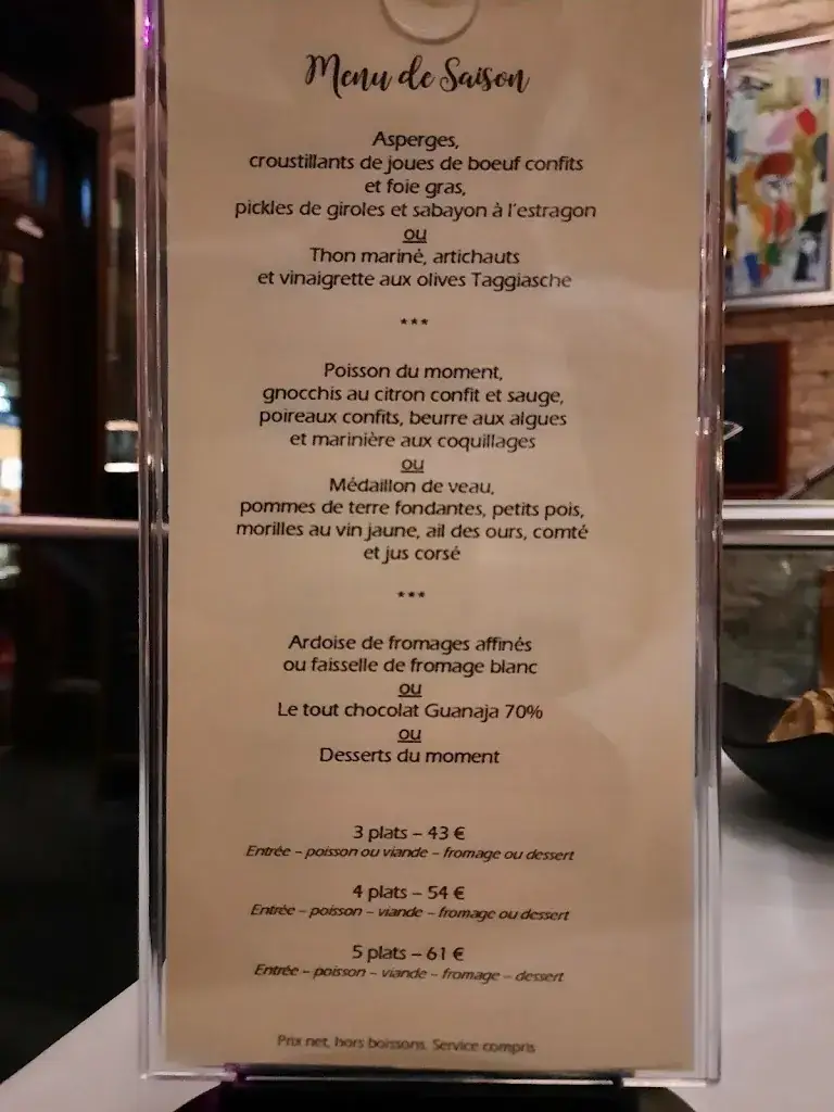Menu_Restaurant La Girole_Grenoble_immagine_4