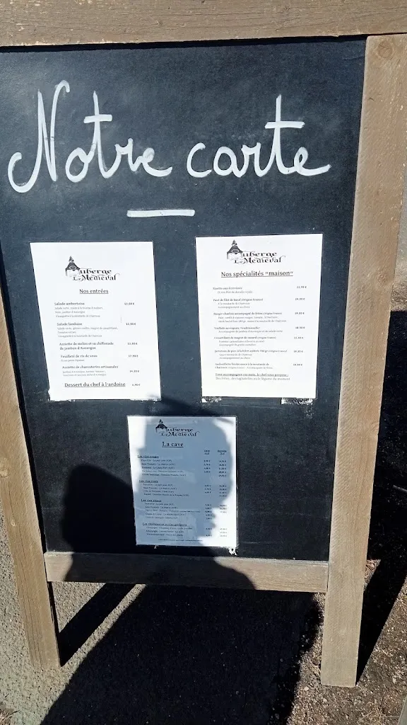 Menu_Auberge Le Médiéval_Charroux_image_4