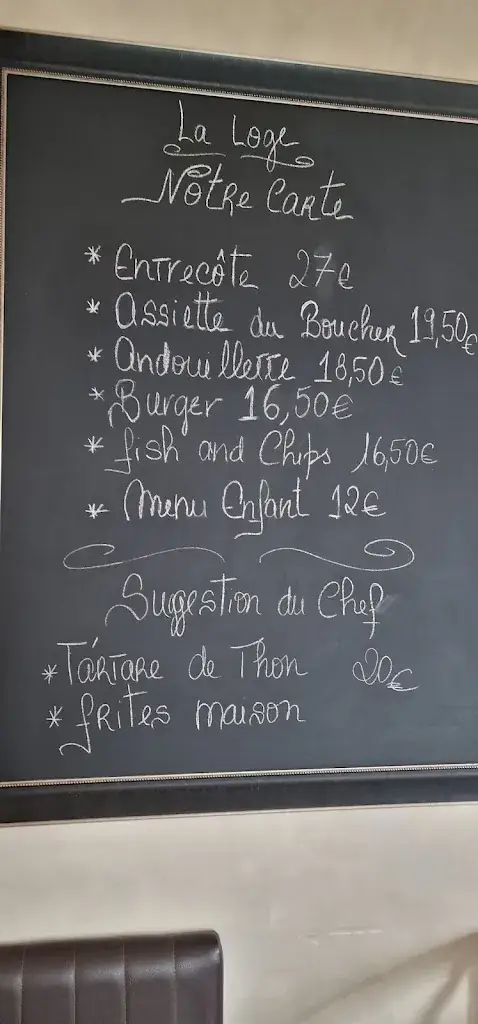 Menu_La loge restaurant_Nercillac_image_1