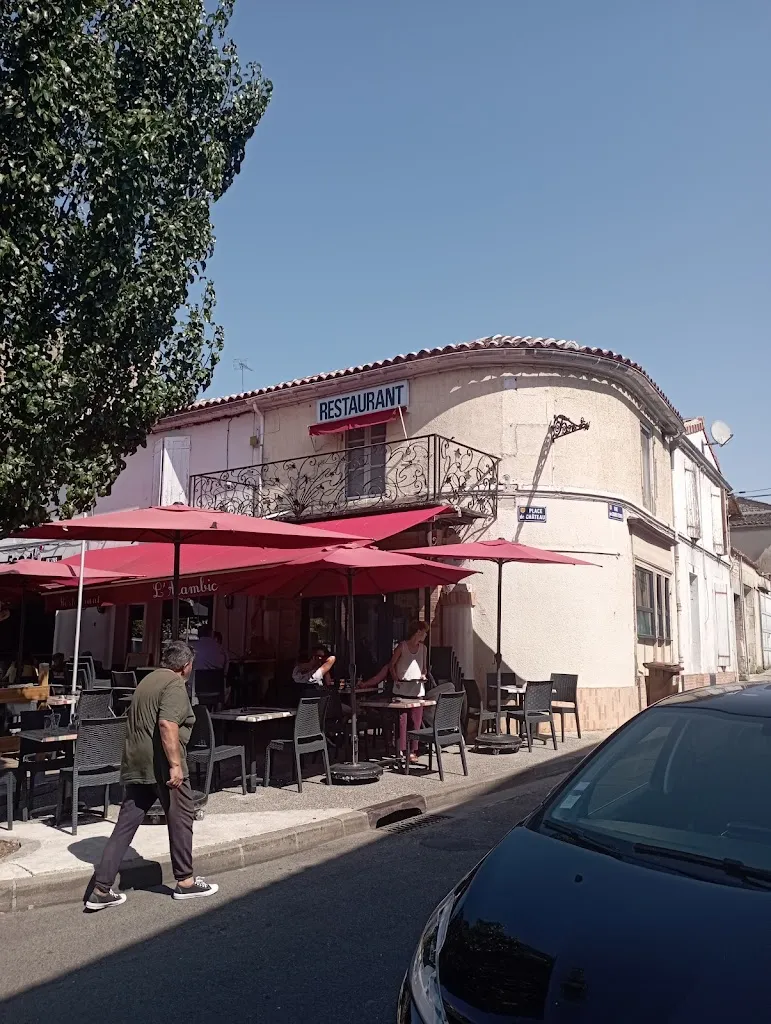 L'Alambic restaurant in Jarnac