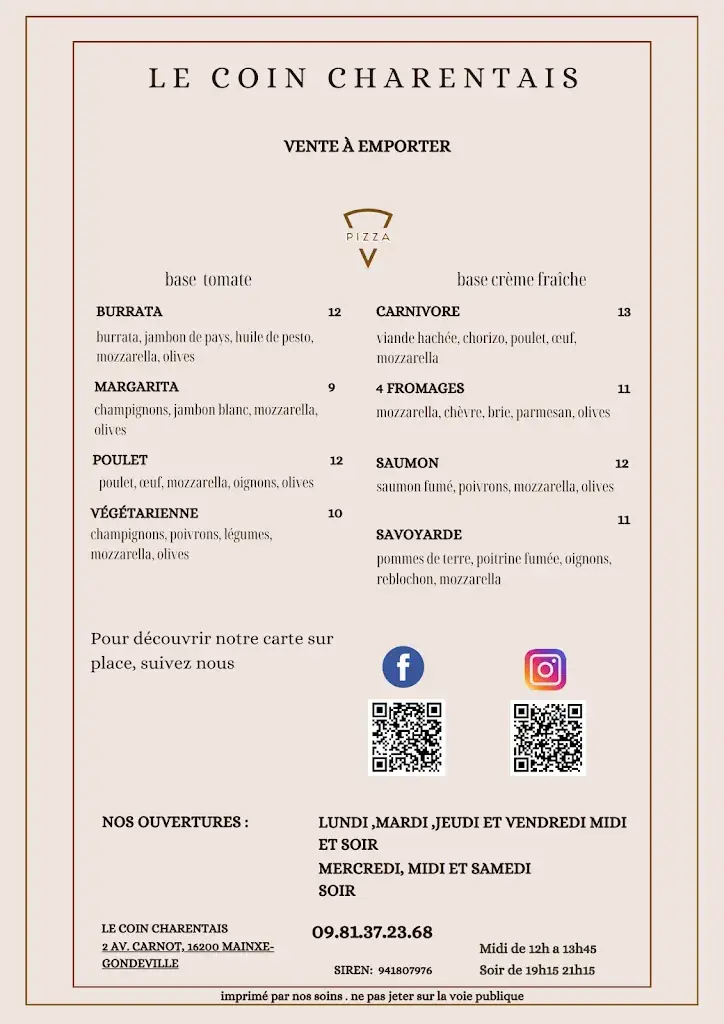 Menu_Le Coin Charentais_Mainxe-Gondeville_image_4