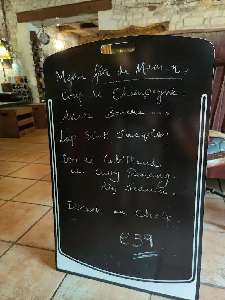 Menu_La Tonnellerie bar Restaurant Bed&Breakfast Châteauneuf-sur-Charente_Châteauneuf-sur-Charente_immagine_1
