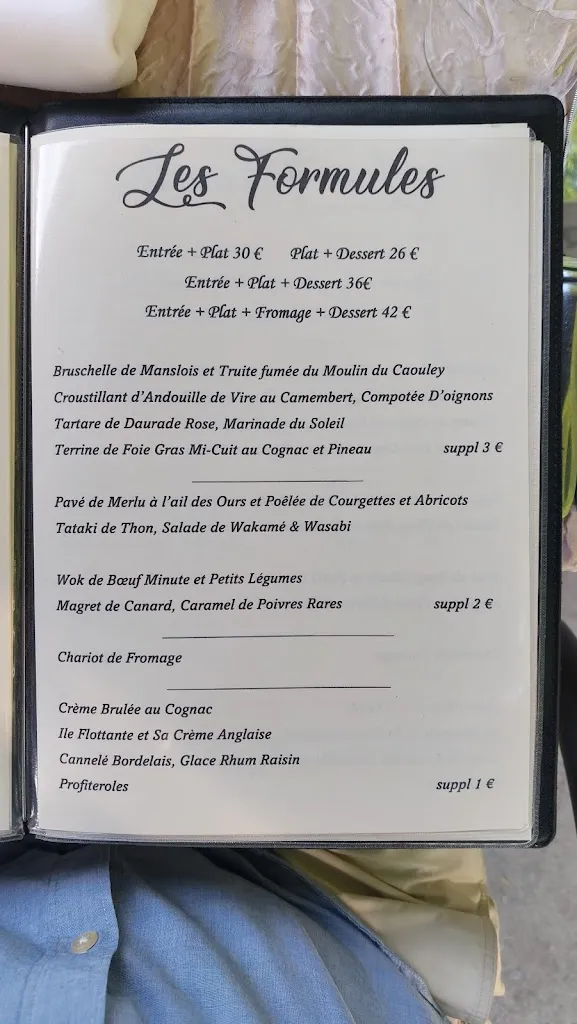 Menu_RESTAURANT LES OMBRAGES_Vibrac_image_1