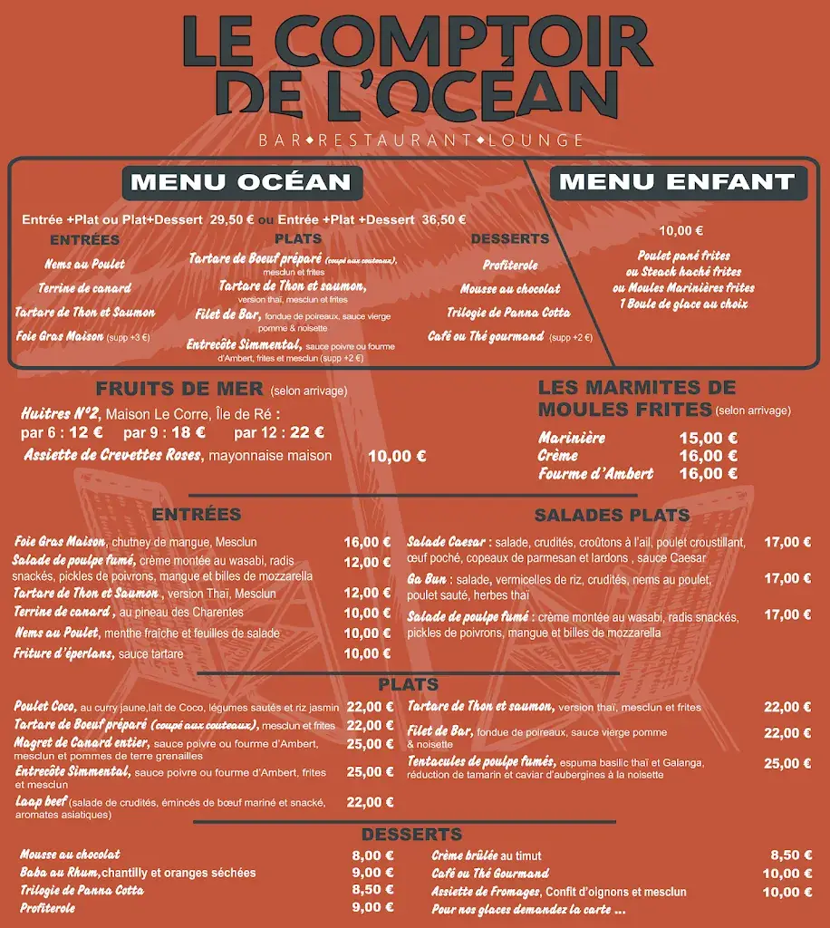 Menu_Le Comptoir de l'Océan_Châtelaillon-Plage_image_2