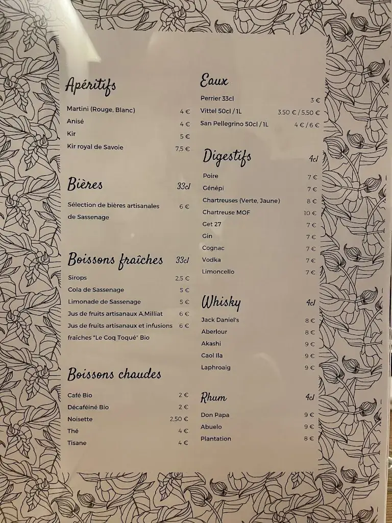 Menu_Restaurant À Ma Façon_Grenoble_image_2