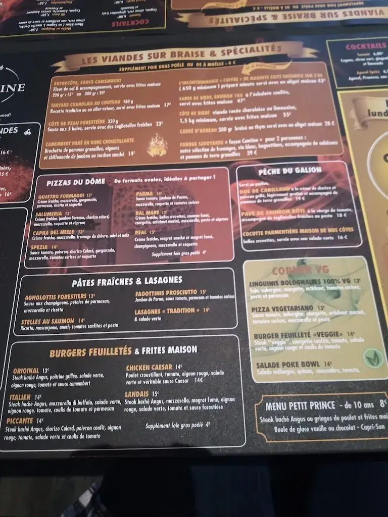 Menu_La Cantine du Roy_Châteaubernard_image_3