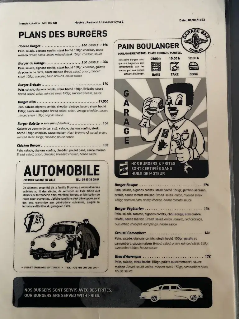 Menu_Le Garage Bar_Cognac_image_1