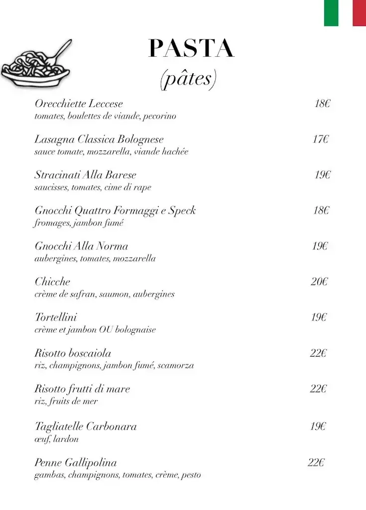 Menu_Restaurant il Salentino_Grenoble_image_4